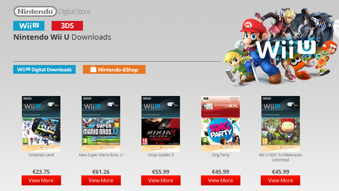 nintendo digital store