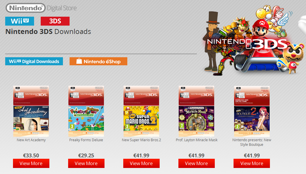 nintendo digital store