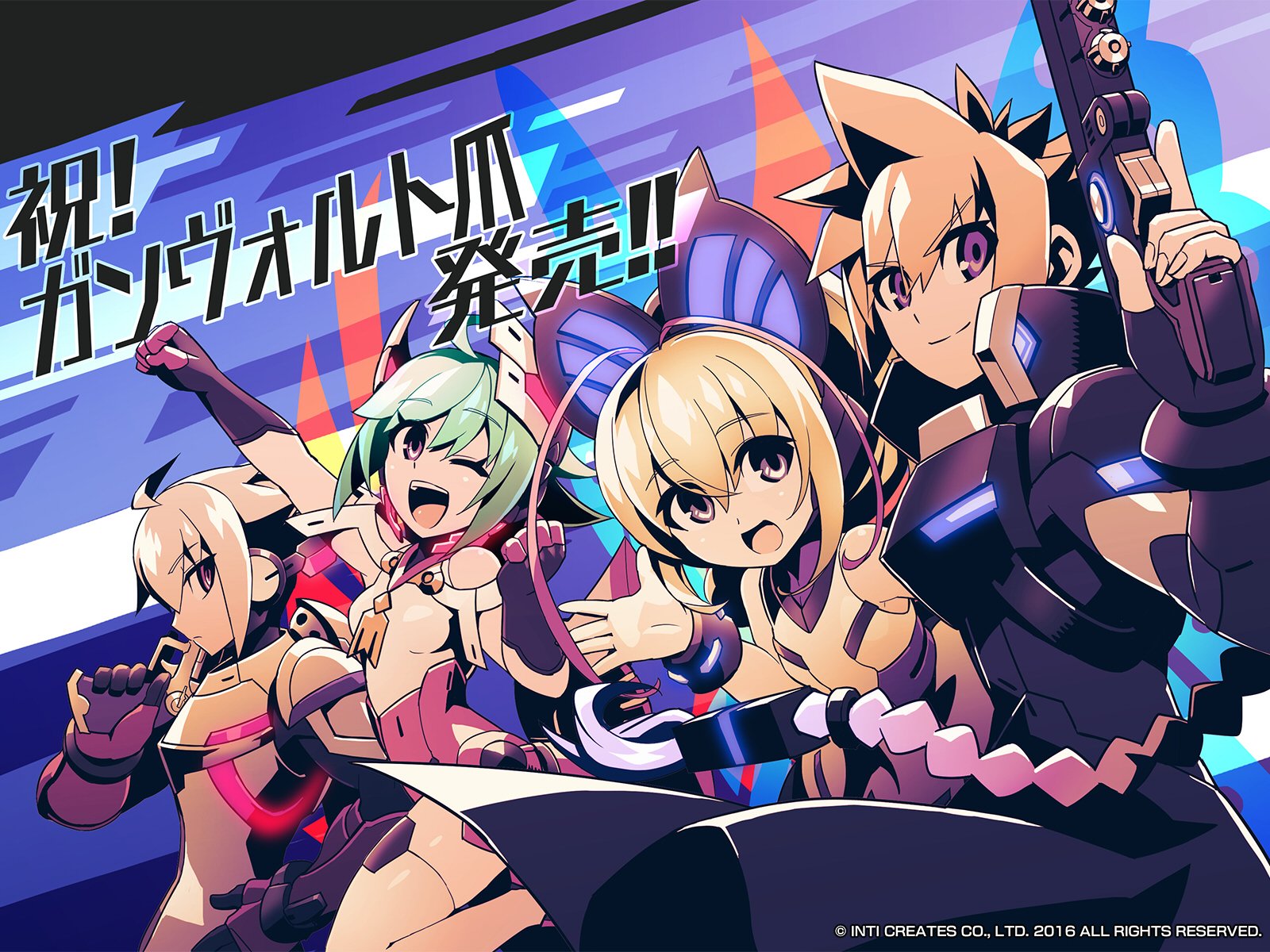 Azure Striker Gunvolt 2: footage, OST previews (+ album), second ...