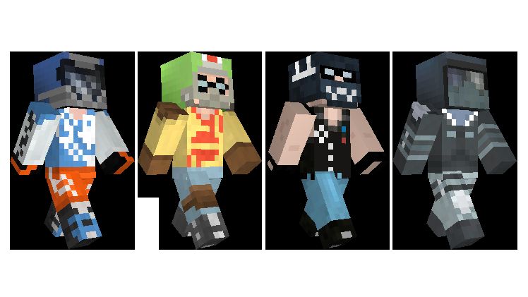 SKIN PACK 1 DLC! HEROBRINE, MASTER CHIEF & MORE! Minecraft Xbox Edition DLC  Preview! 