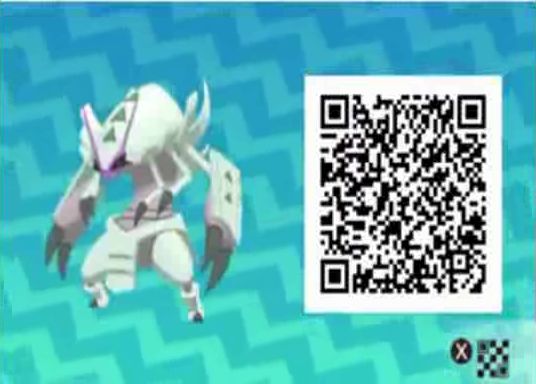 Pokémon Ultra Sun and Moon - Pokédex QR codes.