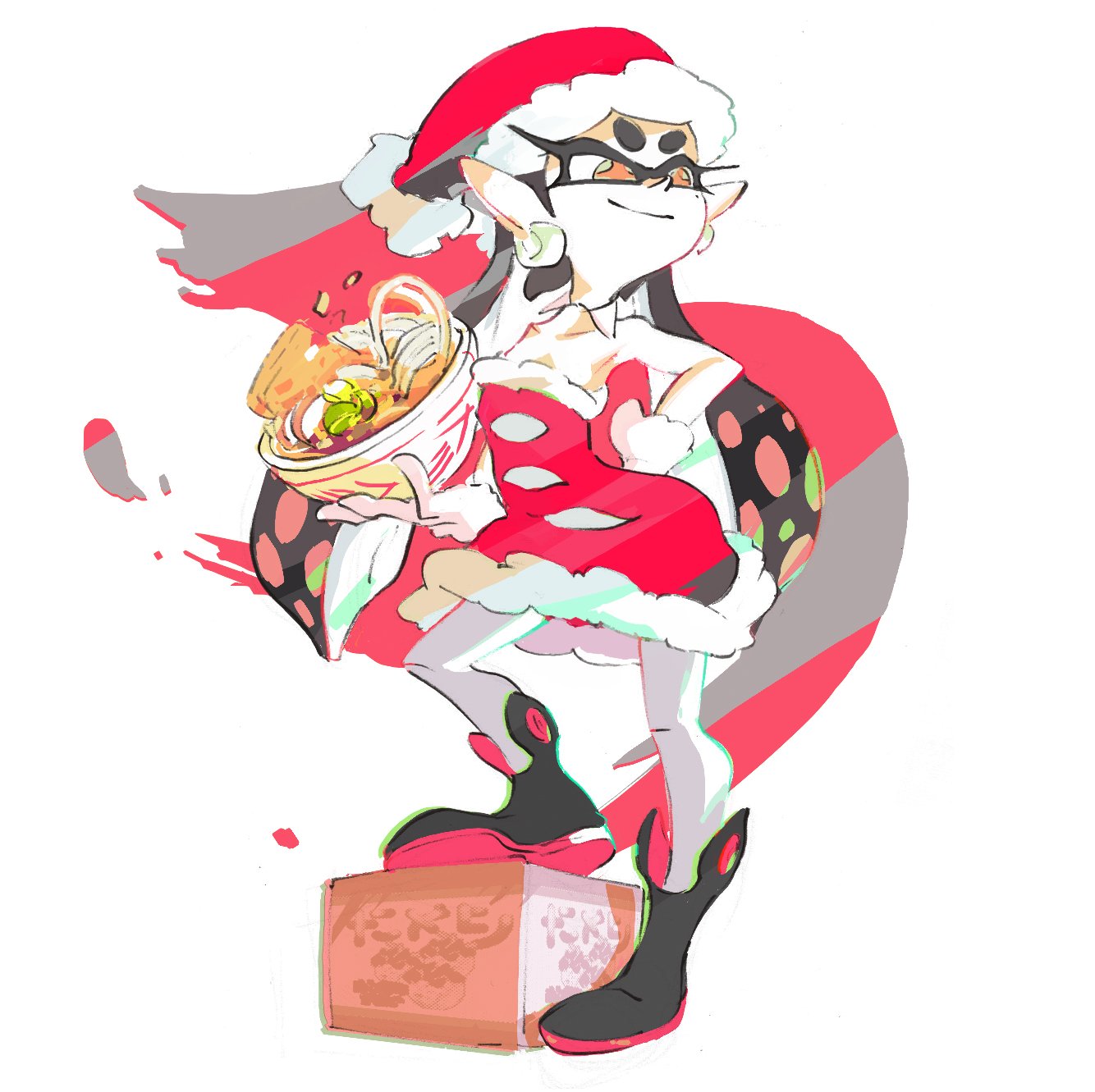 Merry Christmas! Callie - Splatoon Minecraft Skin