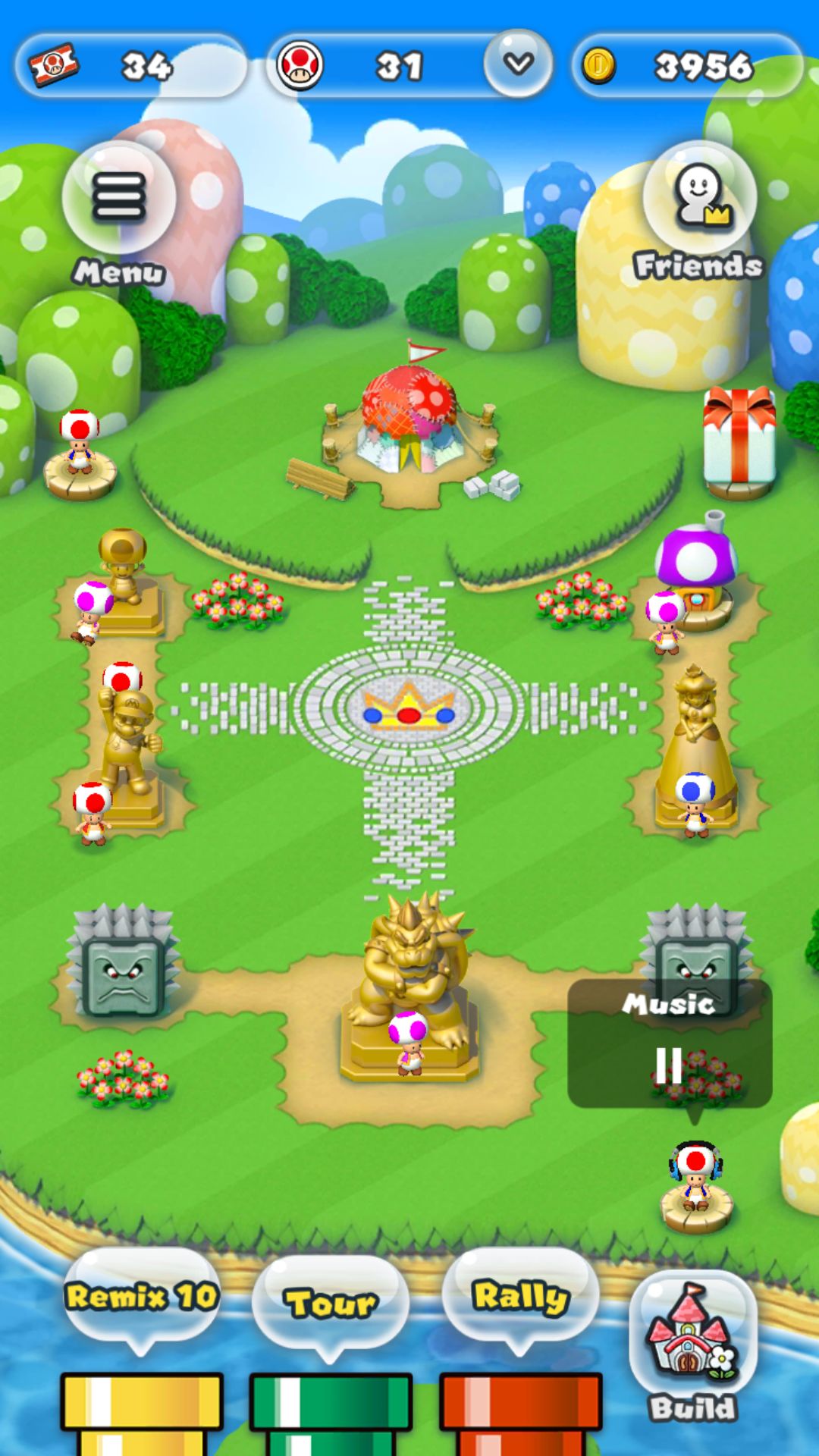 Super Mario Run' 2.1 Update Adds New Buildings and Game Center
