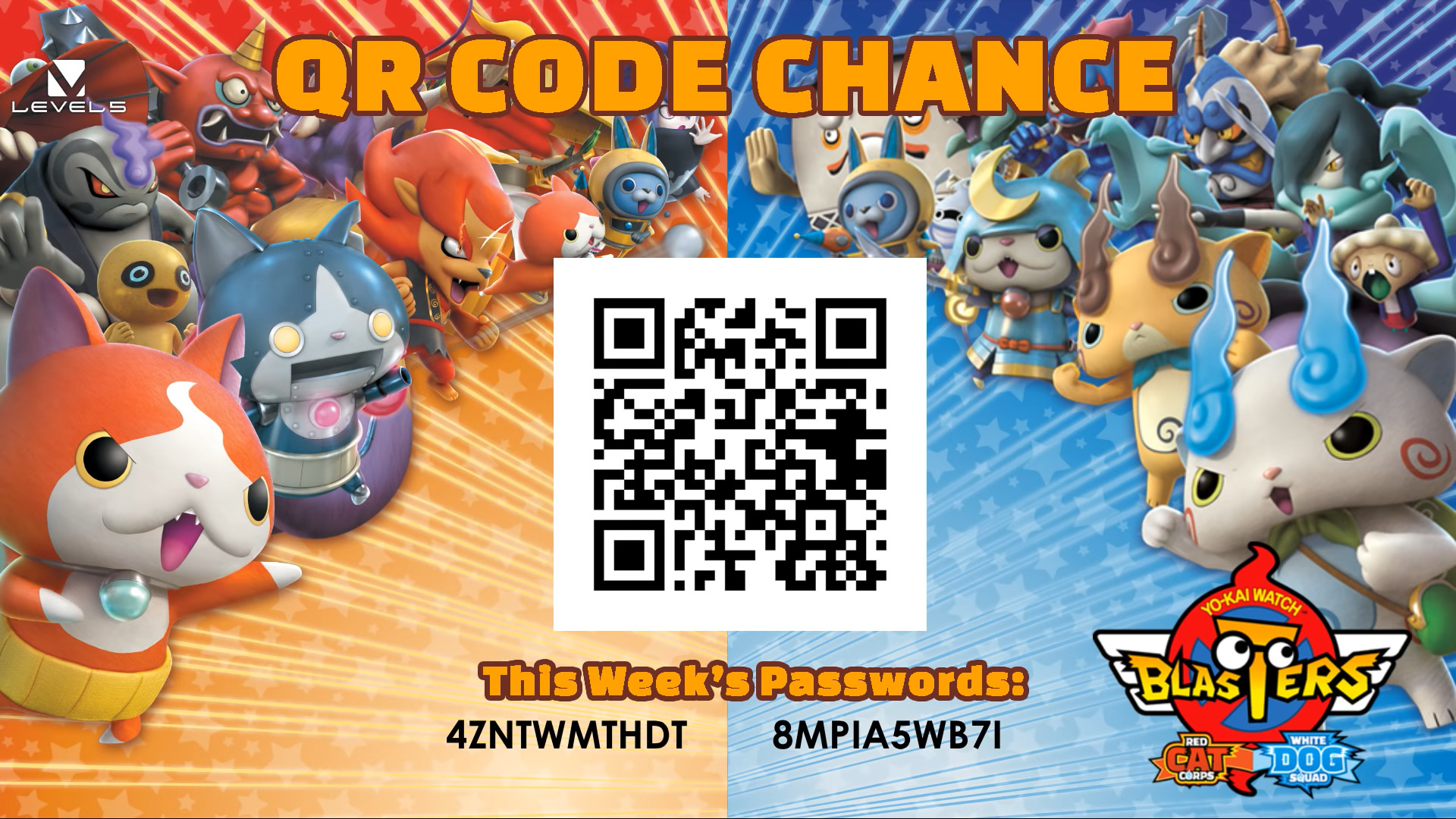 Those are special QR Codes shared in the recap of each episode of the Yo-ka...