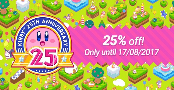 Kirby 25th Anniversary sale (Europe)