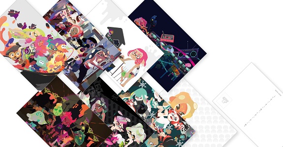 Splatoon 2 postcards