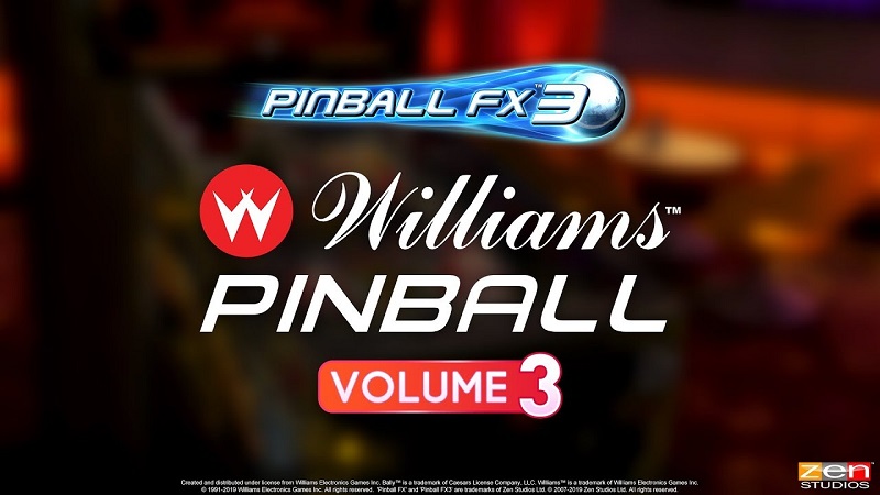 Williams Pinball Vol 3 Pinball FX3