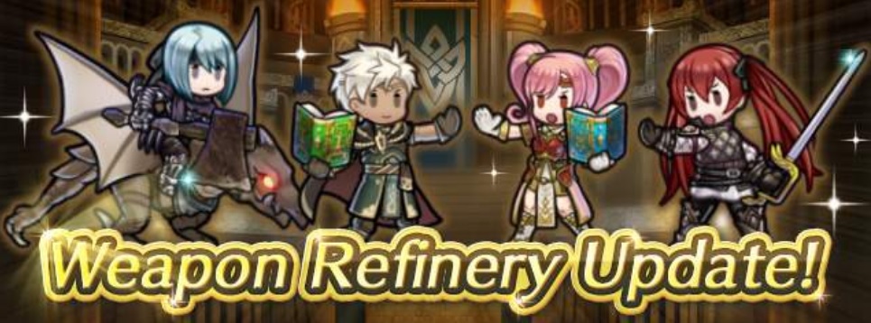 Fire Emblem Heroes Ver. 3.8.0 Weapon Refinery