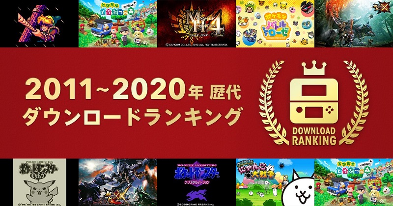 Nintendo 3DS: Nintendo eShop Sales for 2011 - 2020 in Japan - Perfectly  Nintendo