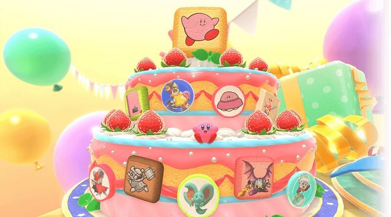 Kirby's Dream Buffet gameplay overview shows modes, Kirby Car Cake