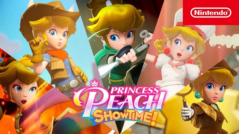 Princess Peach & DonkeyKong Switchソフトセット Switch Princess Peach Showtime! & Acrylic Figure - Korean