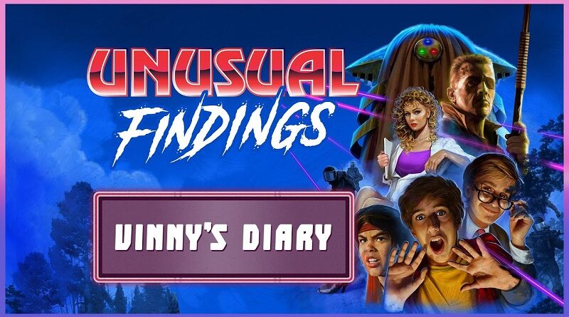 Unusual Findings Vinny's Diary