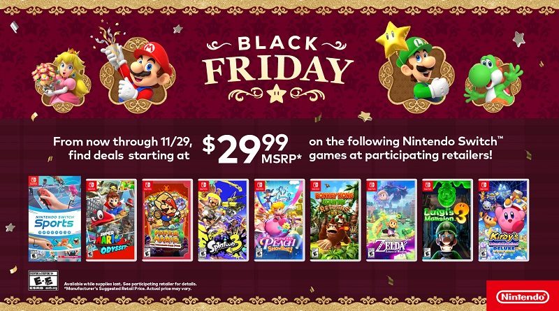 Nintendo Black Friday 2025