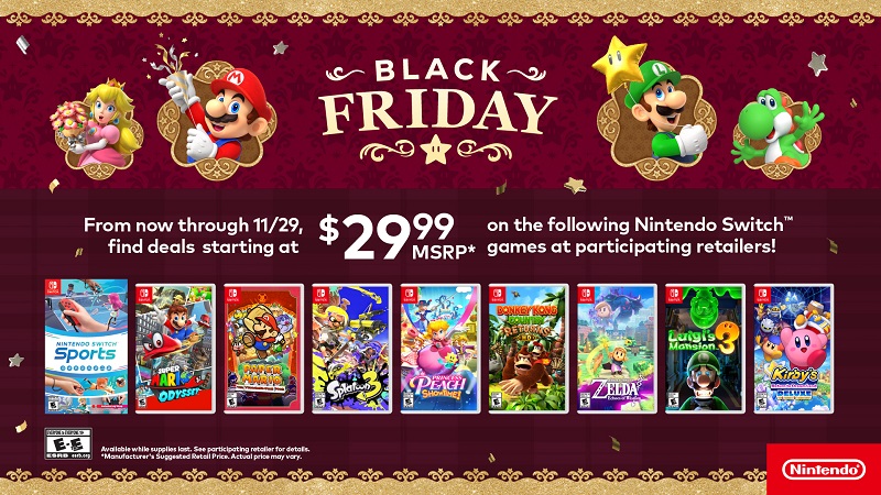 Nintendo Black Friday 2025
