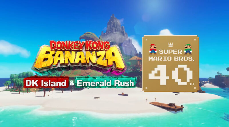 Donkey Kong Bananza: DK Island + Emerald Rush Mario Event