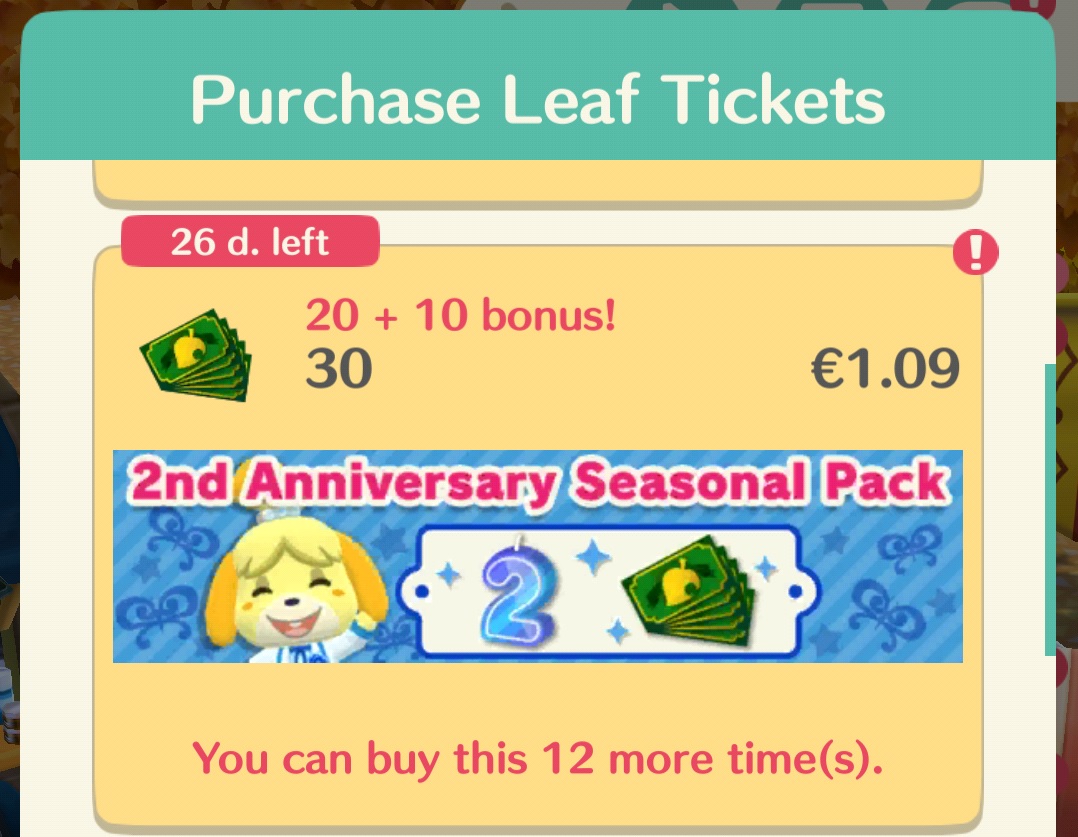 Animal Crossing Pocket Camp Events and Content Updates Perfectly Nintendo