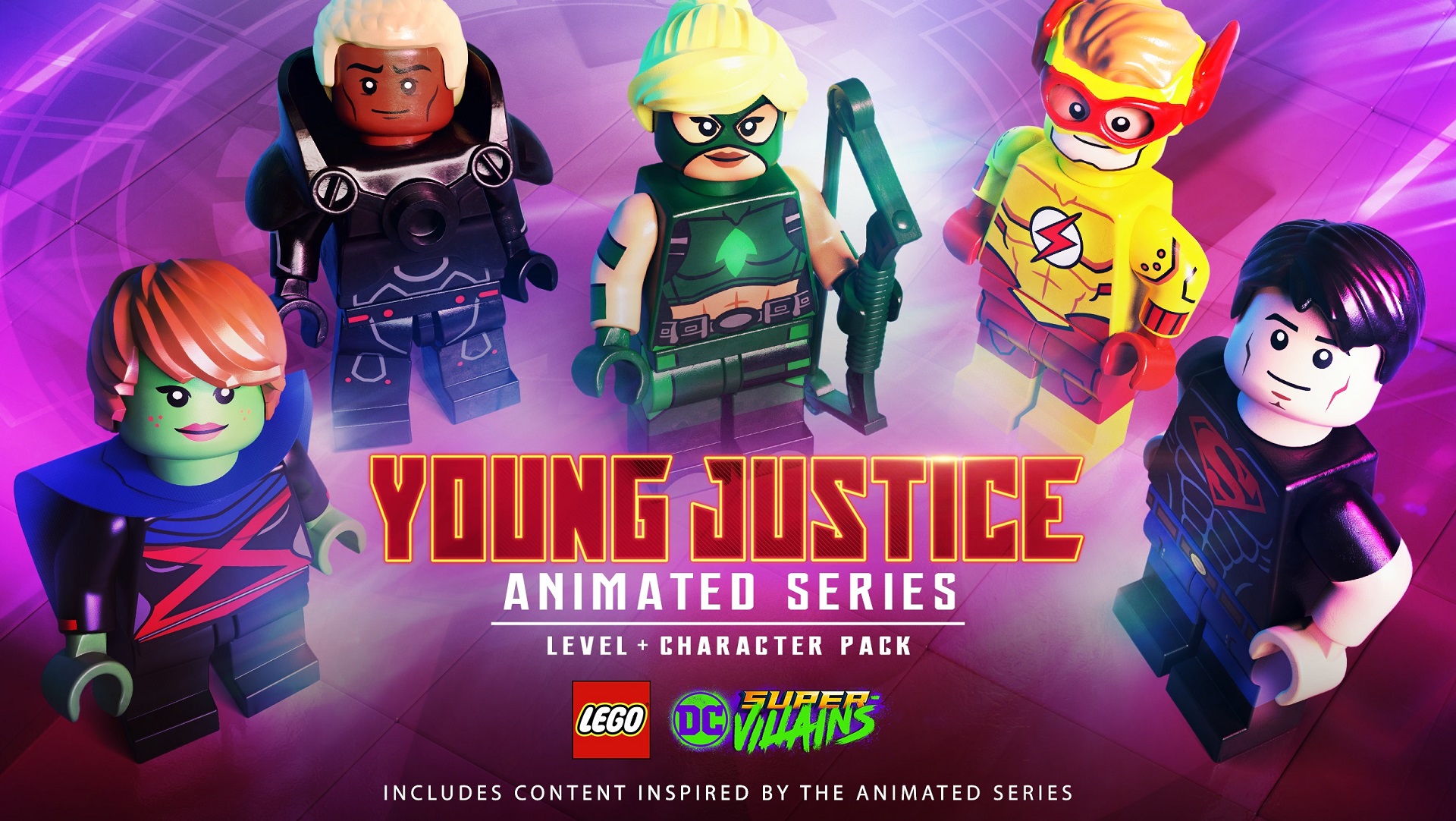 twelve Transcend Professor LEGO DC Super-Villains: Young Justice Animated Series Level and Character  Pack now available - Perfectly Nintendo