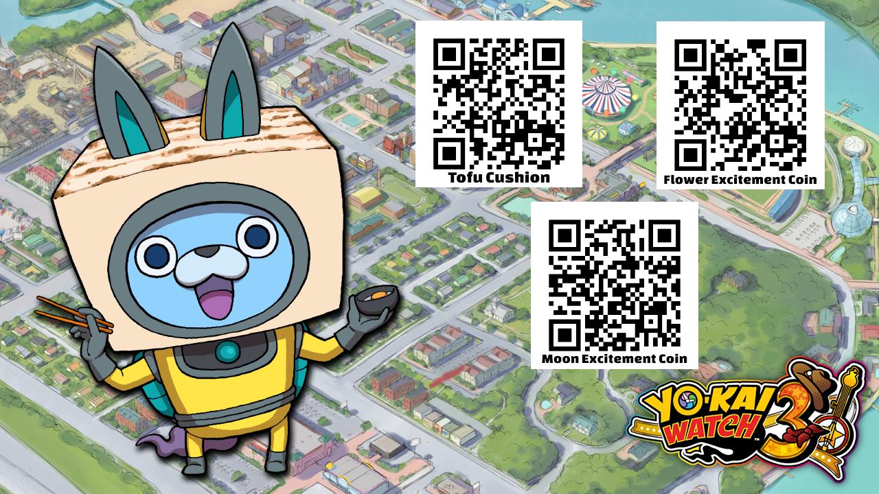 Yo-kai Watch 3: QR Codes.