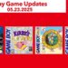 Game Boy - NSO May 2025